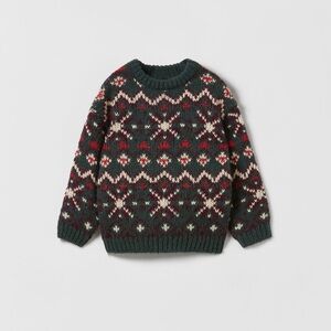 Zara toddler holiday sweater